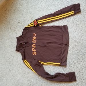 Brown full zip Spain jacket